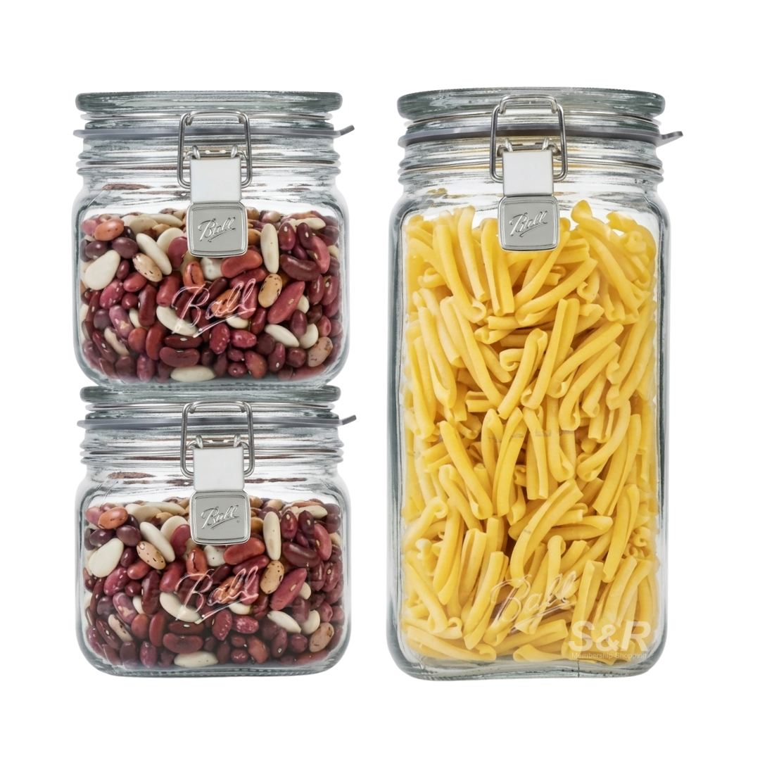 Ball Storage Jar 3-piece Set